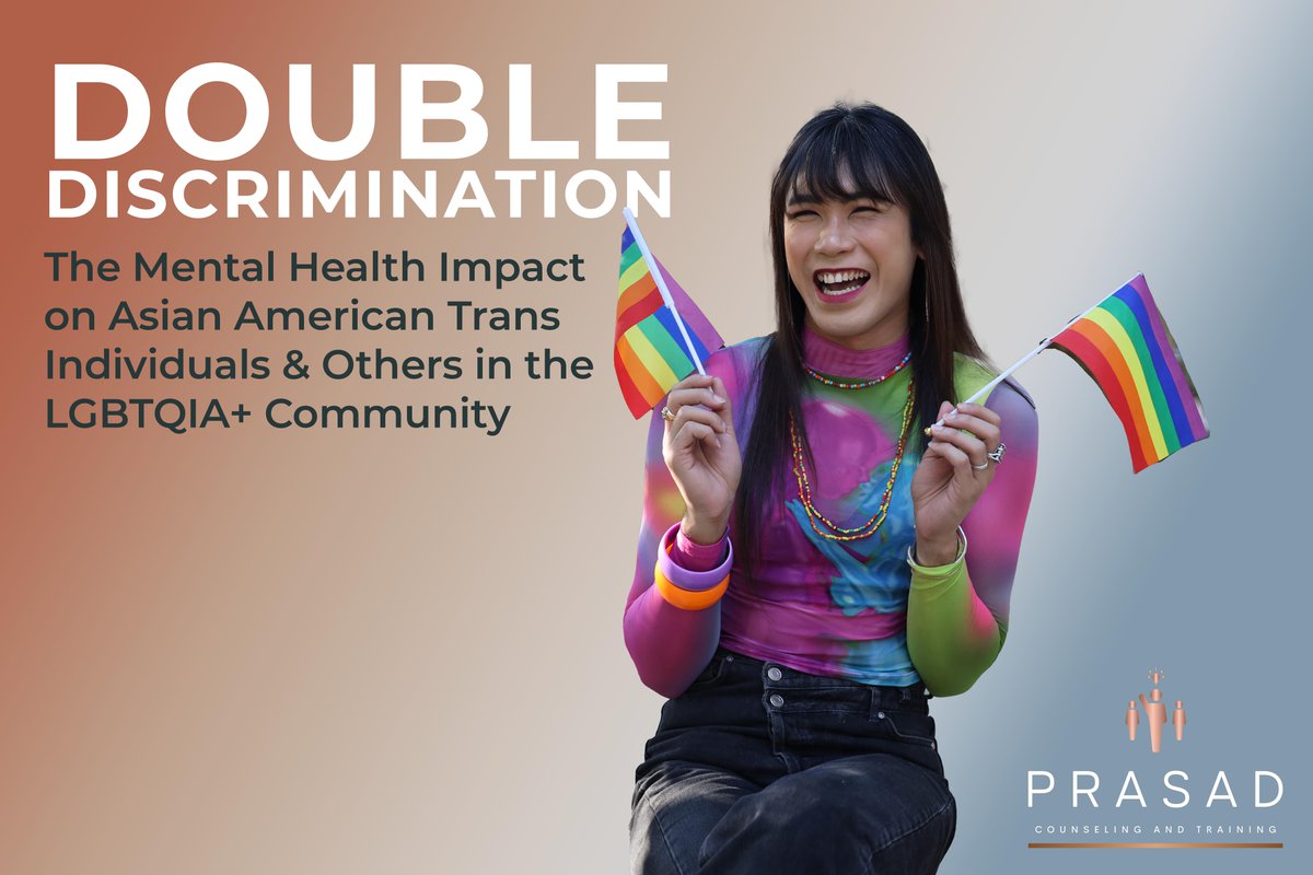 Being #LGBTQIA+ &amp; a minority can bring unique challenges. Our latest blog explores how cultural tension &amp; gender identity can lead to double discrimination, and how therapy can help with self-acceptance. 

prasadcounseling.com/double-discrim…