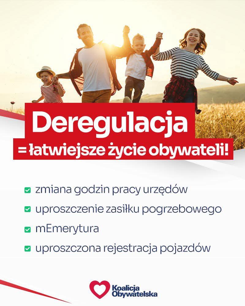SowaMarek's tweet photo. 📝 #Deregulacja oznacza ułatwianie życia obywatelom 👇 https://t.co/pHxQVU5h5m