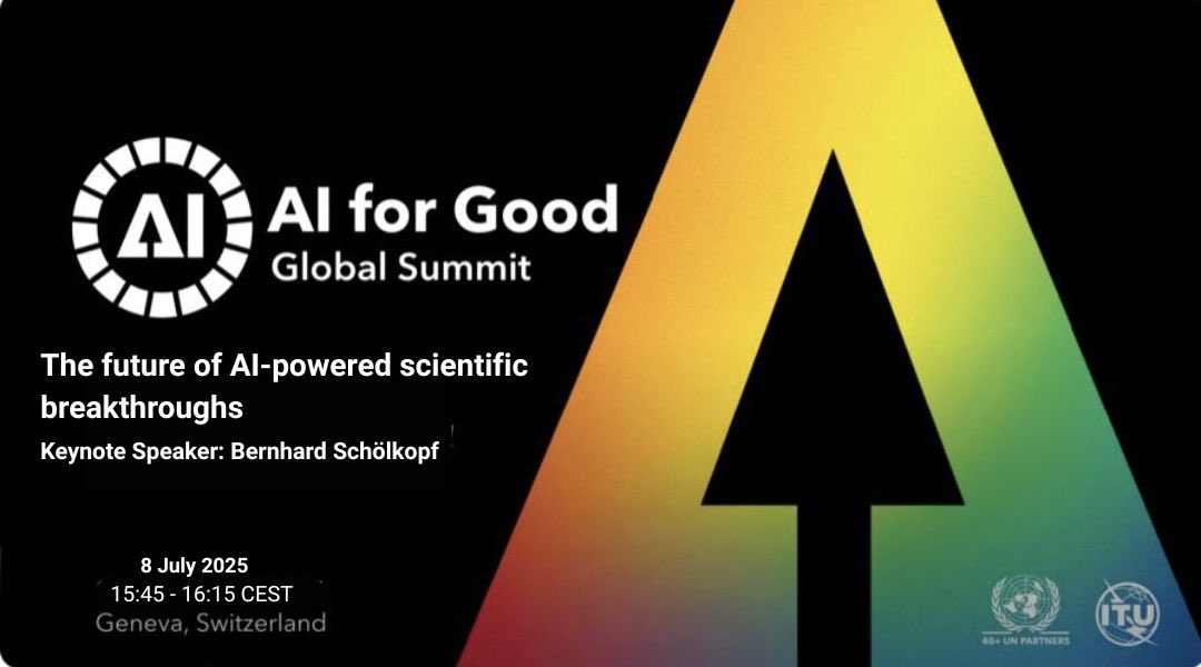 Ellis_Unit_Jena's tweet image. 🎤 @ELLISforEurope at @AIforGood Global Summit 2025
Don’t miss @bschoelkopf keynote:
🧠 "The future of AI-powered scientific breakthroughs"
🗓️ 8 July |
⏰ 15:35–15:55 CEST
🔗 aiforgood.itu.int/event/the-futu…
