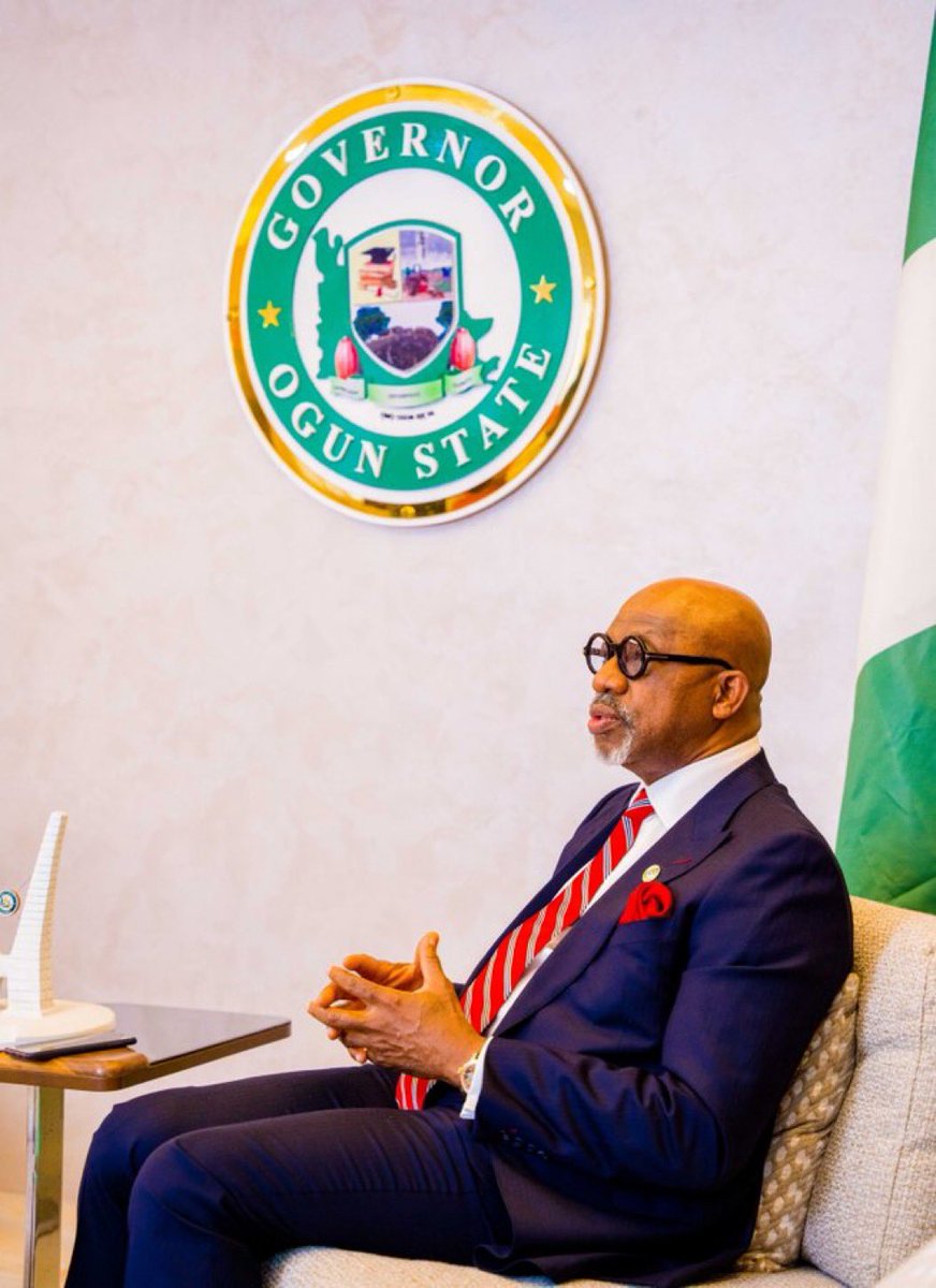Big Asiwaju Of EgbaLand (@owealthcome) on Twitter photo Governor Abiodun Announces New Appointments
The Governor of Ogun State, Prince Dapo Abiodun (<a href="/DapoAbiodunCON/">Prince Dr. Dapo Abiodun, CON</a>), has made fresh appointments, naming eleven individuals as Senior Special Assistants and one as a Special Assistant.
In addition, he has approved the appointment of Governor Abiodun Announces New Appointments
The Governor of Ogun State, Prince Dapo Abiodun (<a href="/DapoAbiodunCON/">Prince Dr. Dapo Abiodun, CON</a>), has made fresh appointments, naming eleven individuals as Senior Special Assistants and one as a Special Assistant.
In addition, he has approved the appointment of