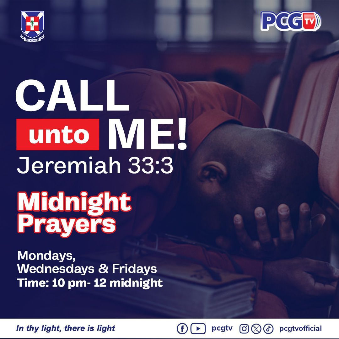 pcgtvofficial's tweet photo. 🔥 July is still young. Don’t let it pass uncommitted!

Join us for 𝐂𝐚𝐥𝐥 𝐔𝐧𝐭𝐨 𝐌𝐞, our midnight prayer altar. Let’s seek God, speak into the month, and silence every plan of the enemy.

🕛 𝐓𝐨𝐧𝐢𝐠𝐡𝐭 𝐚𝐭 𝟏𝟎 𝐩𝐦

#PCGTV #PresbyOfficial #CallUntoMe https://t.co/PefdHPaXpf