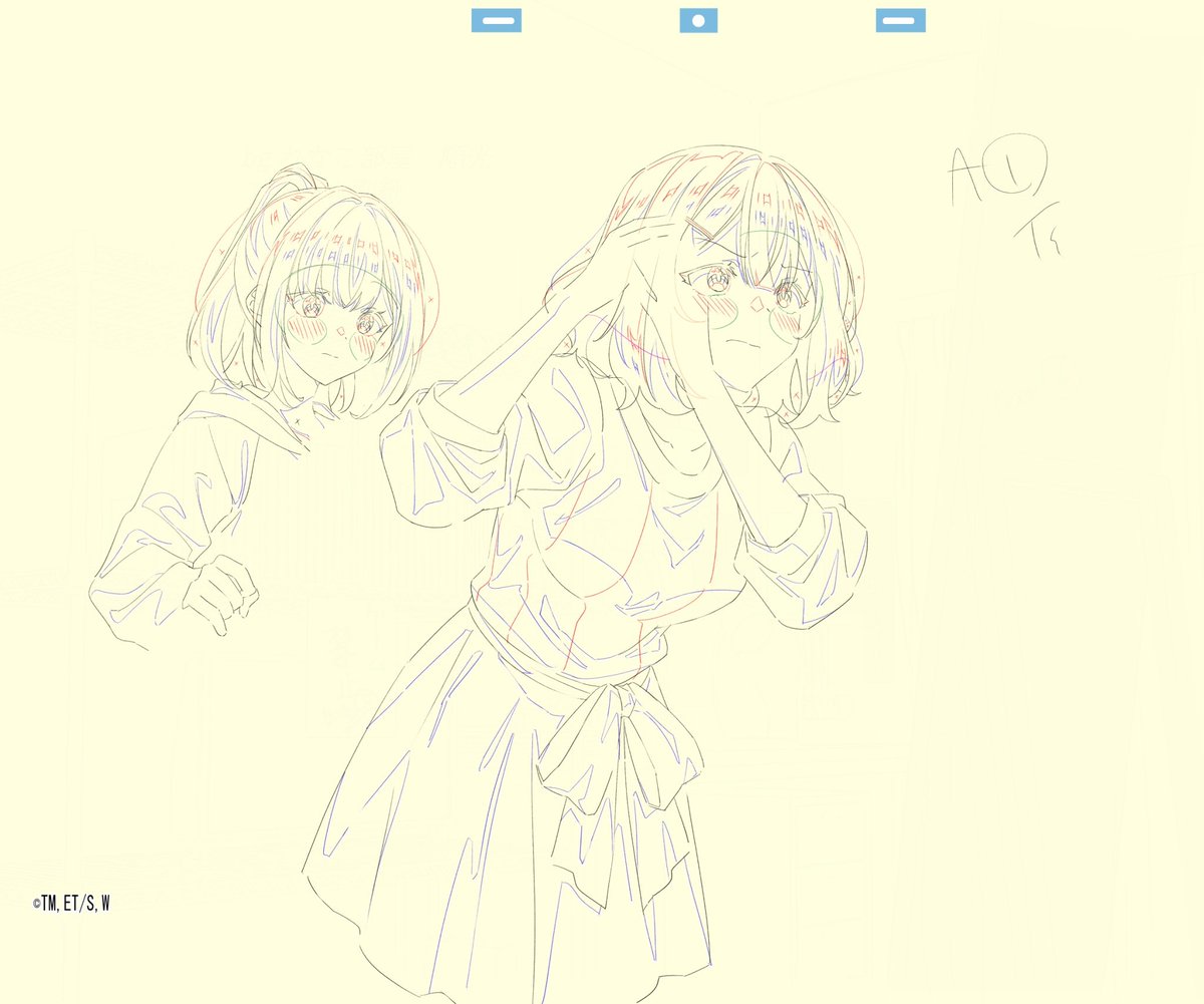 mskknk_a's tweet image. #わたなれアニメ 第1話、ご視聴ありがとうございました!!
前半パートの作監を担当させていただきました🙌
許可を頂きましたので、作監修正を載せさせていただきます🐨
その①
#わたなれ
#WATANARE