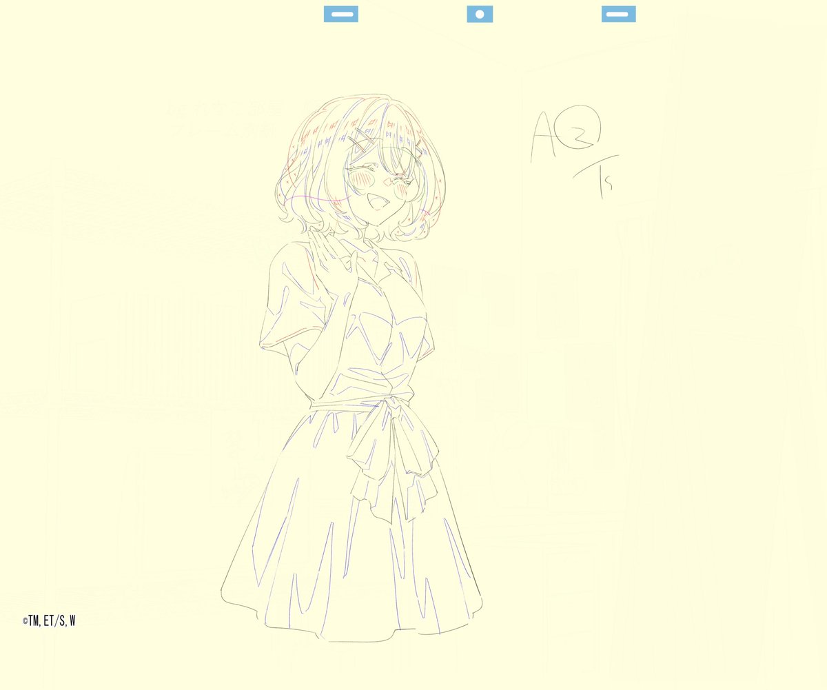 mskknk_a's tweet image. #わたなれアニメ 第1話、ご視聴ありがとうございました!!
前半パートの作監を担当させていただきました🙌
許可を頂きましたので、作監修正を載せさせていただきます🐨
その①
#わたなれ
#WATANARE