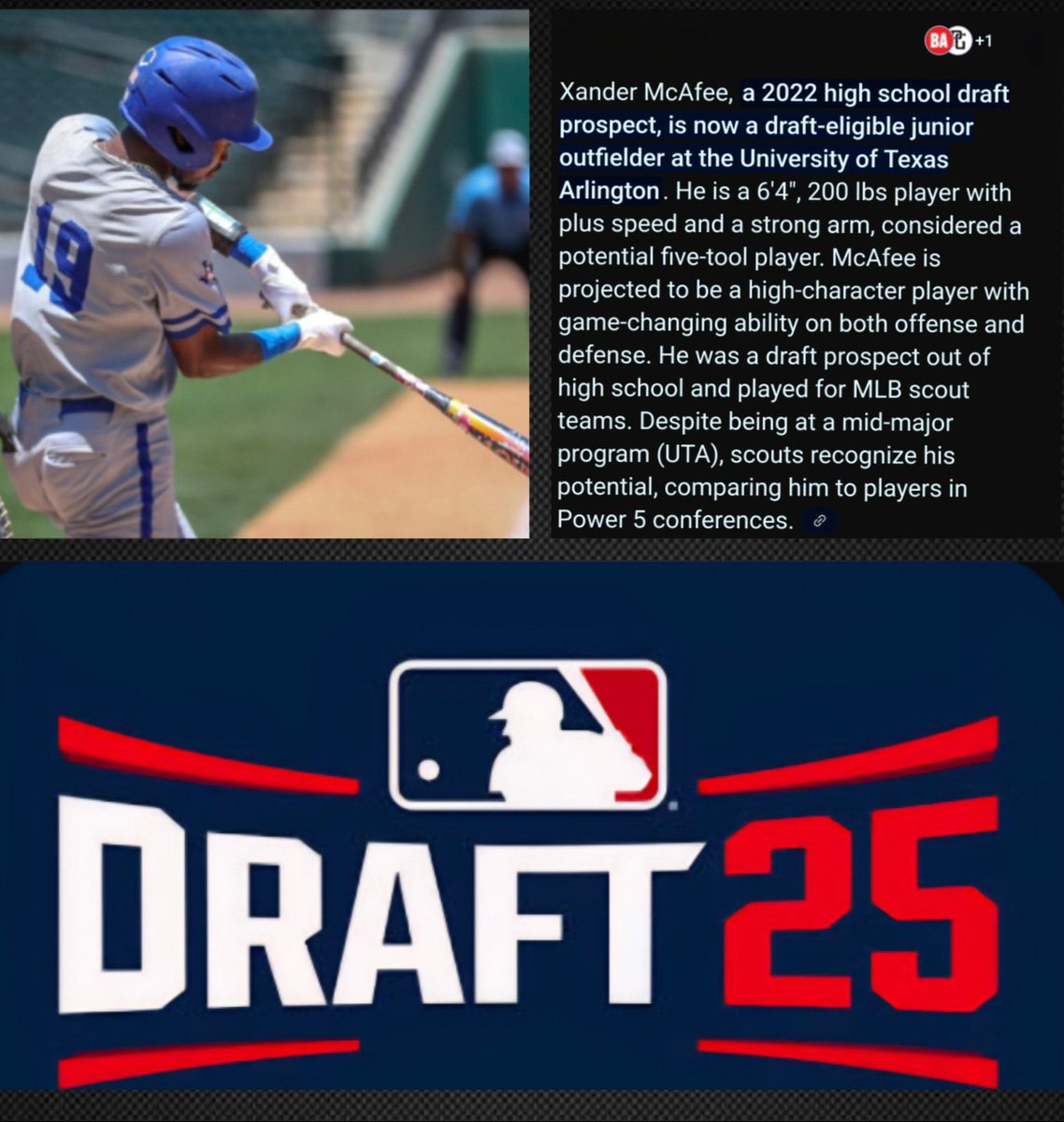 HarbourCats's tweet photo. Big week coming up! Some of our past players like Nick Dumesnil and Manny Ramirez Jr — and current players such as Hudson Shupe and this guy, Xander McAfee!
It’s MLB Draft Week! https://t.co/O3nXsF6TXI