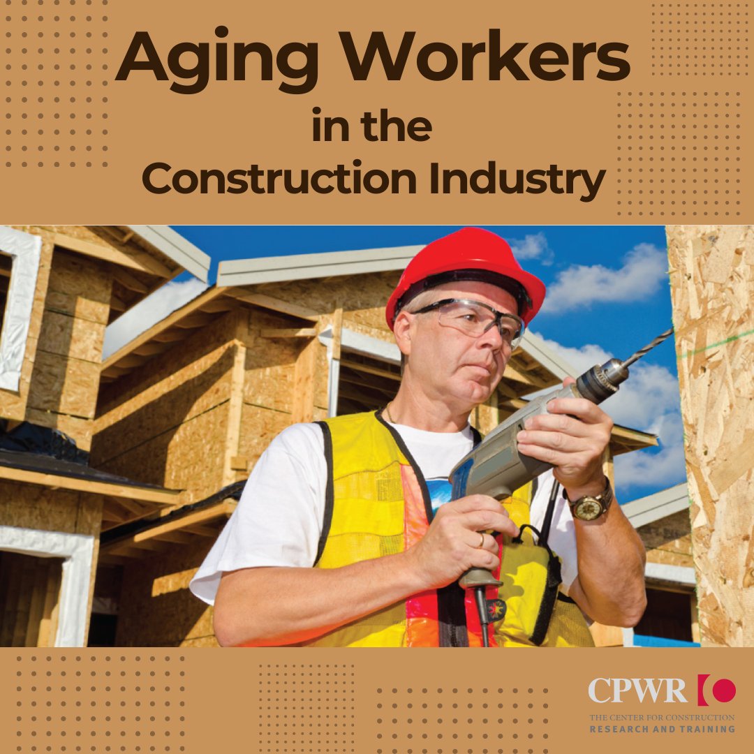 Older workers bring experience and expertise to the construction workforce but can be more susceptible to certain hazards. CPWR has resources to support older workers here: tinyurl.com/5jh7wnk8