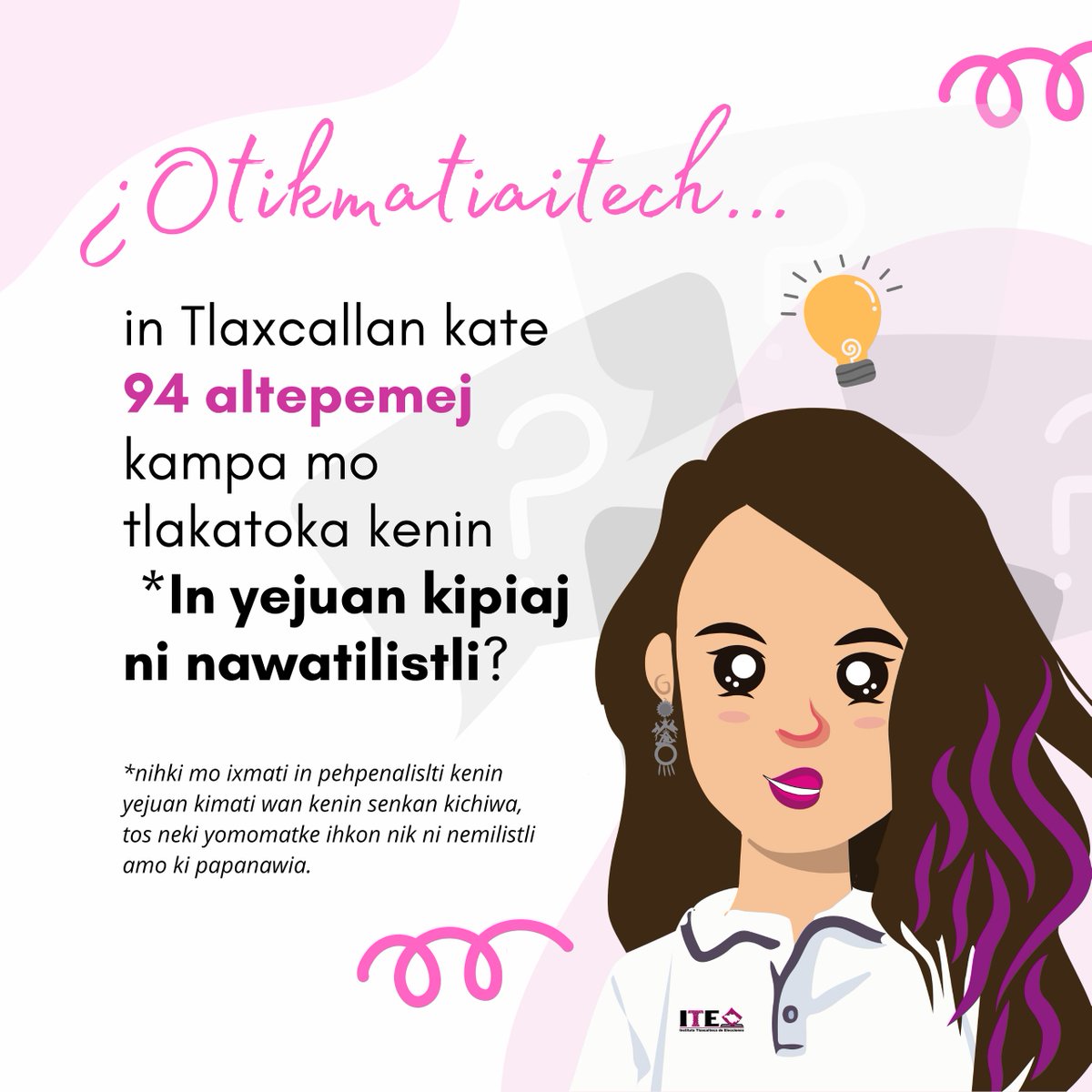 🔎 ¿Sabías que en Tlaxcala existen 94 comunidades que eligen a sus autoridades mediante el sistema de usos y costumbres?

📘 Conoce más y consulta el Catálogo de Presidencias de Comunidad que se rigen por este sistema.
📥 ¡Descárgalo aquí! 👇
🔗itetlax.org.mx/assets/pdf/inf…