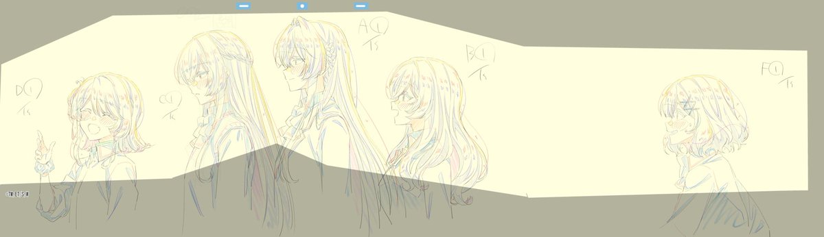 #わたなれアニメ 第1話 作監修正その②
 #わたなれ 
 #WATANARE