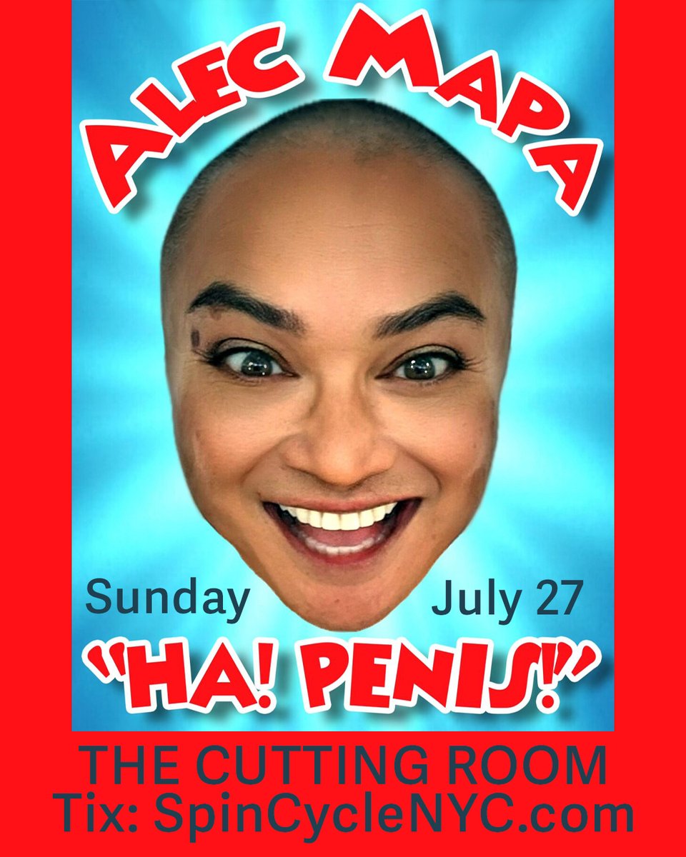 Spin Cycle NYC (@spincyclenyc) on Twitter photo The delicious Alec Mapa is coming to <a href="/CuttingRoomNYC/">The Cutting Room</a> July 27! Ha! Penis! spincyclenyc.com/index.php/beyo… The delicious Alec Mapa is coming to <a href="/CuttingRoomNYC/">The Cutting Room</a> July 27! Ha! Penis! spincyclenyc.com/index.php/beyo…