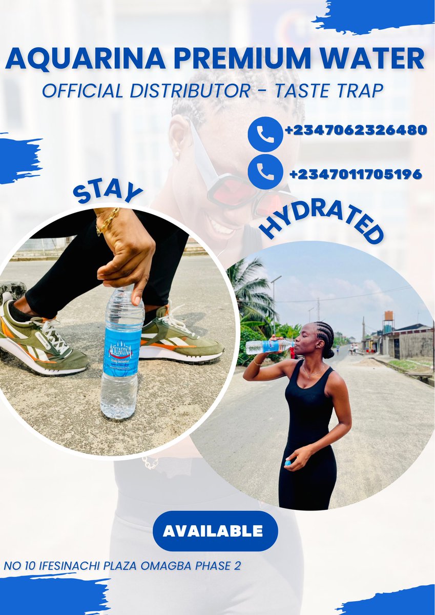 Order your AQUARINA Table Water in bulk today from <a href="/jkrossinfinity/">Jkross</a>

He is a major distributor of the brand in the South East. 

You will get free delivery to anywhere in Anambra as long as you order above 100 packs today. 

Currently available in Anambra &amp; Asaba (Market Square)