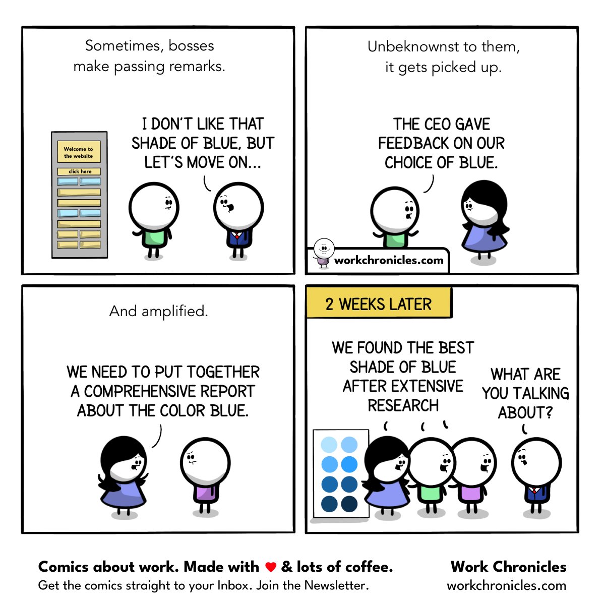 _workchronicles's tweet image. (comic) Leadership Feedback