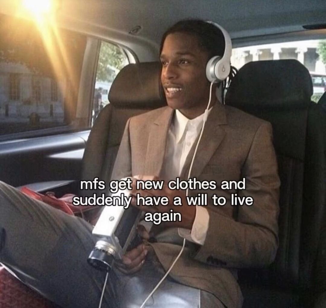 PaceOff1's tweet image. Getting new clothes should be added to the list bro 😫