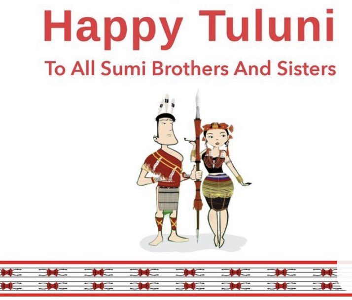H Sethrongkhyu sangtam (@sethrongkyu_) on Twitter photo Warmest greetings to my brothers and sisters of Sümi community on the joyous occasion of the Tuluni festival. May this auspicious celebration bring abundant blessings, happiness and prosperity to all.
<a href="/MyGovNagaland/">MyGov Nagaland</a> <a href="/BJP4Nagaland/">BJP Nagaland</a> <a href="/jacob_zhimomi/">Jacob Zhimomi</a> <a href="/tovihoto/">H Tovihoto Ayemi</a> <a href="/YepthomiBen/">Benjamin Yepthomi</a> Warmest greetings to my brothers and sisters of Sümi community on the joyous occasion of the Tuluni festival. May this auspicious celebration bring abundant blessings, happiness and prosperity to all.
<a href="/MyGovNagaland/">MyGov Nagaland</a> <a href="/BJP4Nagaland/">BJP Nagaland</a> <a href="/jacob_zhimomi/">Jacob Zhimomi</a> <a href="/tovihoto/">H Tovihoto Ayemi</a> <a href="/YepthomiBen/">Benjamin Yepthomi</a>