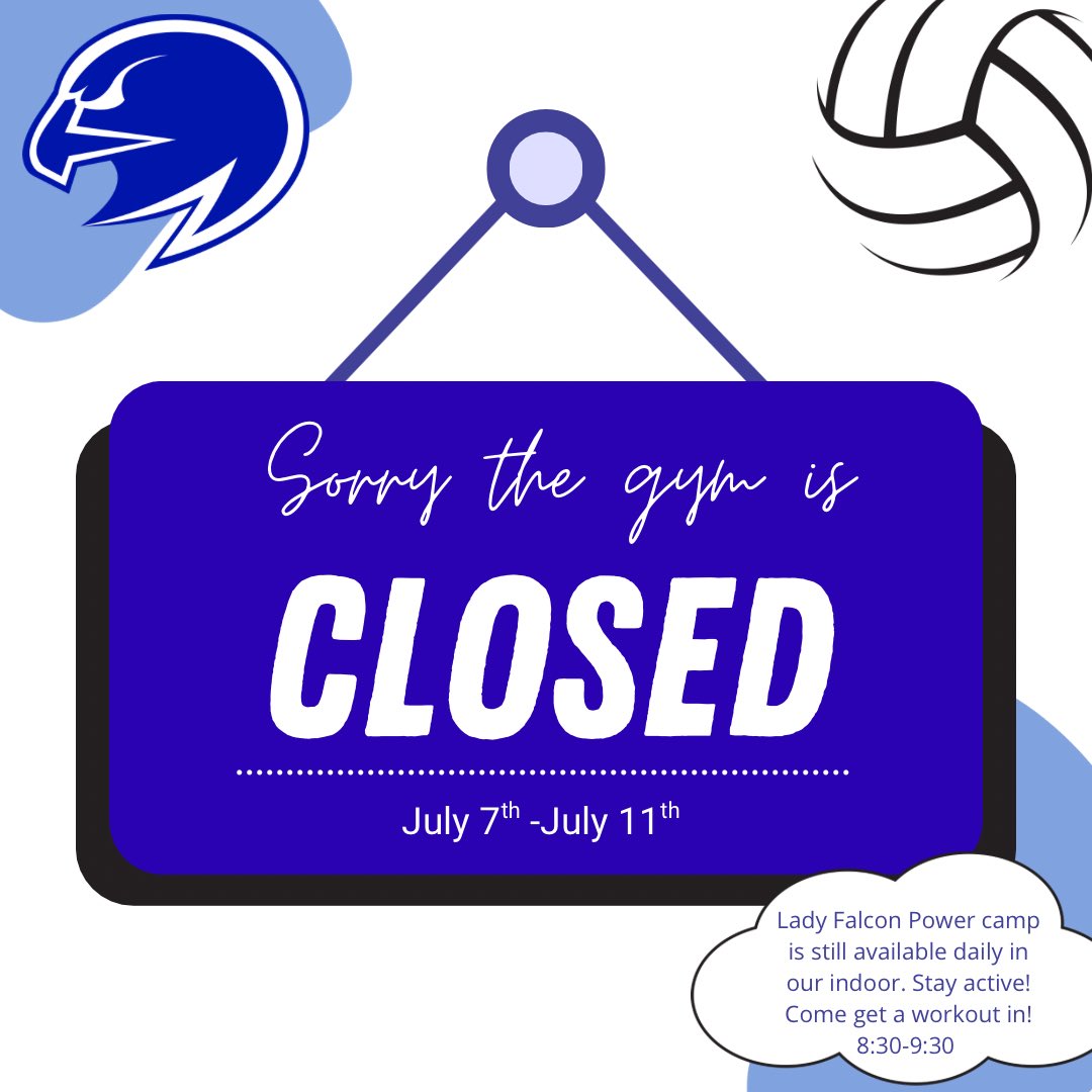 Lady Falcon Volleyball (@nfvolleyball126) on Twitter photo We will not have any skills training in the gym this week due to the floors being waxed. You can still get a workout in at our Lady Falcon Power camp! <a href="/ForneyAthletics/">ForneyISDAthletics</a> We will not have any skills training in the gym this week due to the floors being waxed. You can still get a workout in at our Lady Falcon Power camp! <a href="/ForneyAthletics/">ForneyISDAthletics</a>