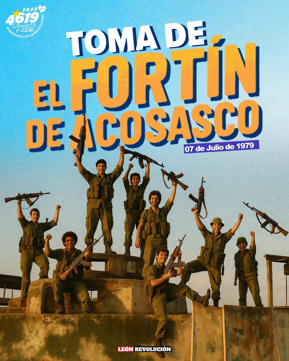 Un lugar de torturas donde fue derrotado el último reducto de la guardia somocista.
Por el pueblo que triunfó liderado por la vanguardia del FSLN.
#LeonRevolucion