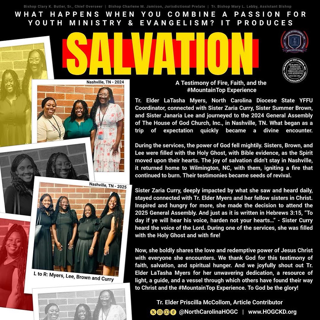 BISHOPCMJAMISON's tweet photo. #NorthCarolinaHOGC
https://t.co/JJjm13ylbK https://t.co/gVuWBSuJsE