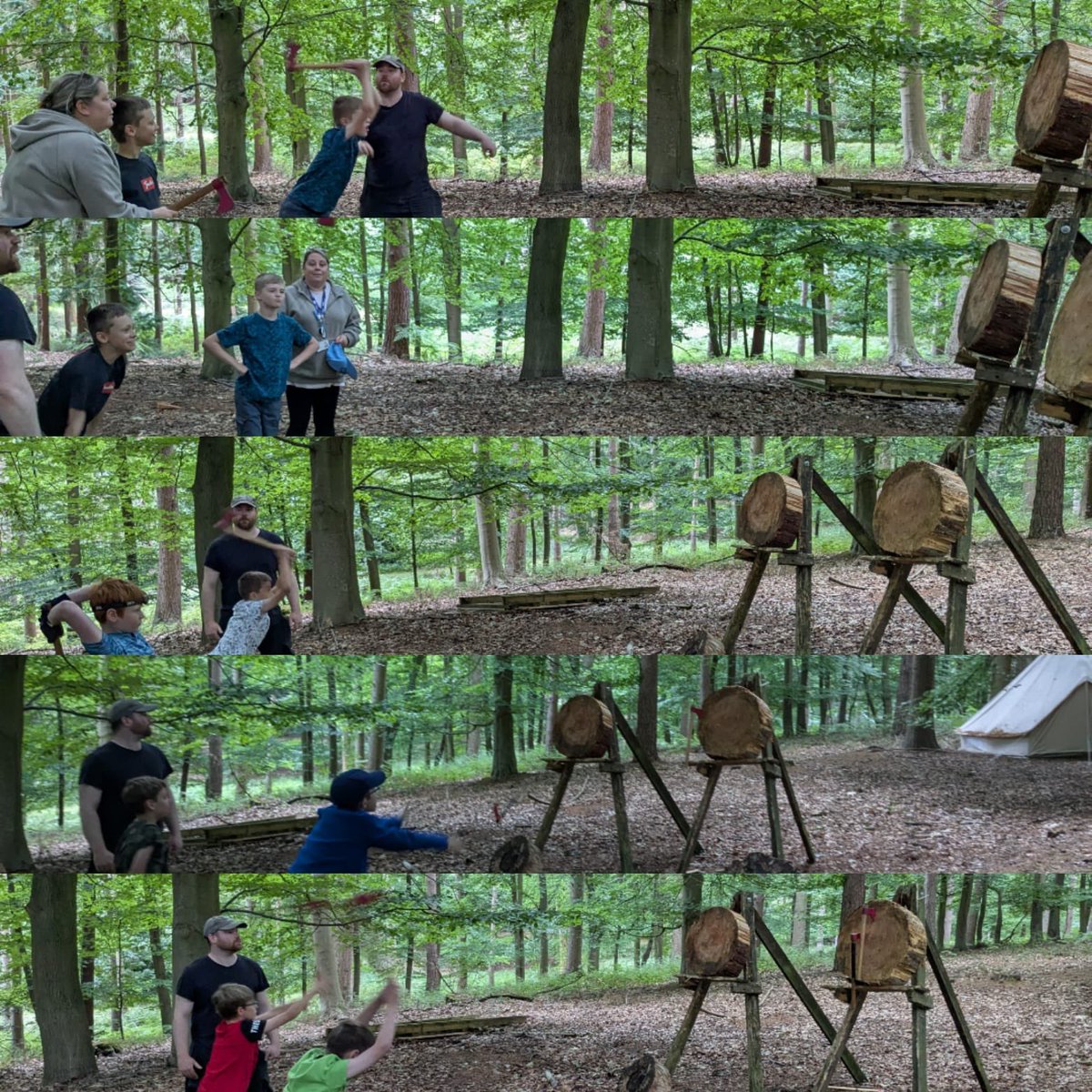 Unbelievable strength and courage from these super year 4s as they tackle axe throwing. @Y4KingClass #NorbridgeRocks