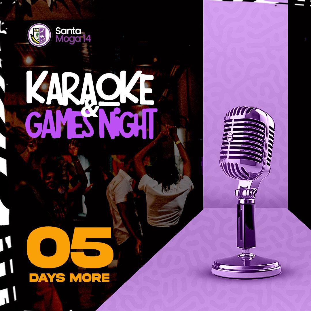 The countdown is on, just 5 days more to the most epic Karaoke &amp; Games Night with SantaMoga14.

Mic’s on, games ready and the vibes are guaranteed.
Get ready to sing your heart out, play hard and make unforgettable memories.

#PlayUp