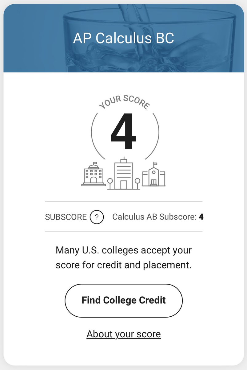 JohnBudrow14's tweet photo. Just got my AP scores back!

@bbubna @Coach_MGrove @MiddCoachCaputi @MITFootball @coachwehrhahn @tthongmee https://t.co/oE0VanKAFy