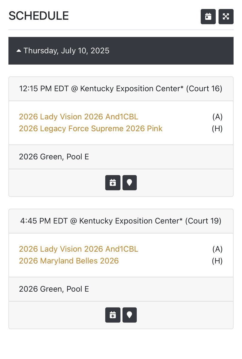 Schedule for this week at Run for Roses! 🌹 🏀<a href="/Ucwbb/">UC Women's Basketball</a> <a href="/LTB_CU/">CU Womens Basketball</a> <a href="/AsburyWHoops/">Asbury W Basketball</a> <a href="/LadyVision2024/">Lady Vision Elite 2026</a> <a href="/TCHSLadyCards/">Taylor County Girls Basketball</a>