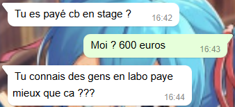pierrickbou's tweet photo. Pov : tu découvres le salaire d’un stage dans le public https://t.co/kCUVfBT7S6