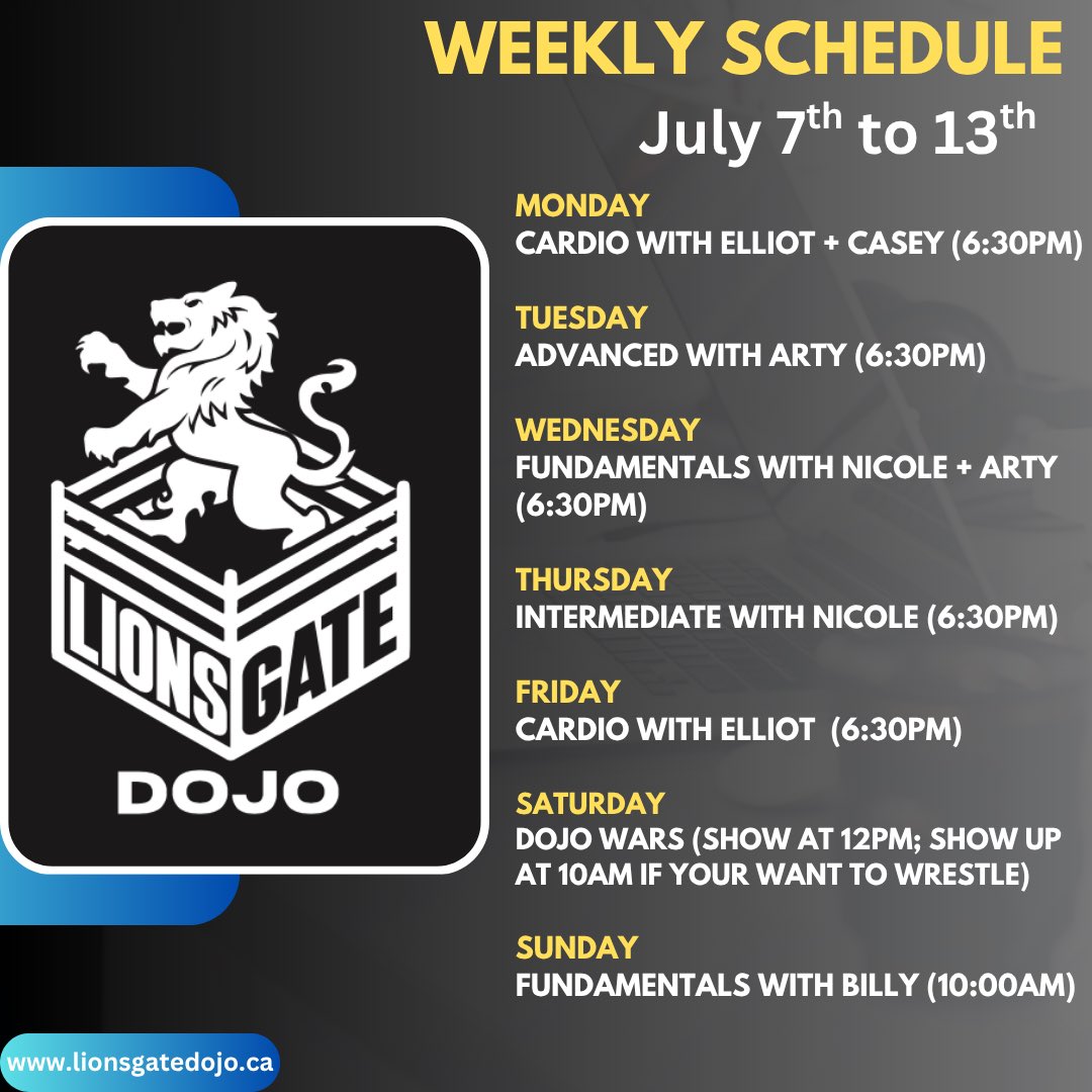 It’ll be a sweaty one this week!