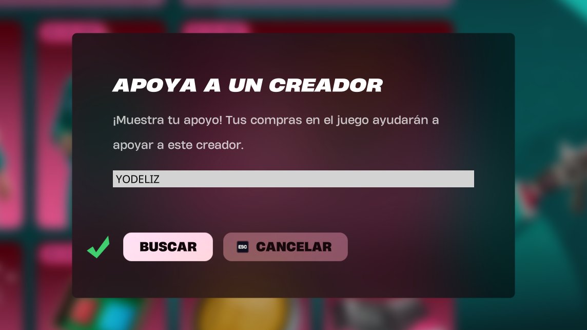 Zorx6's tweet photo. Código YODELIZ para comprarme a la Jugadora 067 que no es la jugadora 067 en el fortnite
@LizzyGives
#YodelizCode https://t.co/uWZsbPurRX