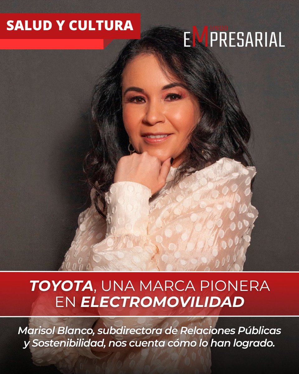 Revista Mundo Empresarial (@m_empresarial_) on Twitter photo ⚡️ Toyota no solo innova: adapta, lidera y transforma: Con más del 50% de su portafolio electrificado, es pionera en movilidad sostenible en México: bit.ly/3GvuWXc
<a href="/ToyotaMex/">Toyota México</a> #Electromovilidad #ToyotaMéxico #MundoEmpresarial ⚡️ Toyota no solo innova: adapta, lidera y transforma: Con más del 50% de su portafolio electrificado, es pionera en movilidad sostenible en México: bit.ly/3GvuWXc
<a href="/ToyotaMex/">Toyota México</a> #Electromovilidad #ToyotaMéxico #MundoEmpresarial