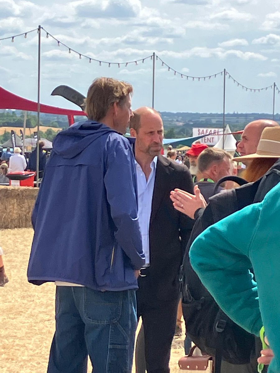 Farming royalty <a href="/Groundswellaguk/">Groundswell</a> 
And the Prince of Wales.