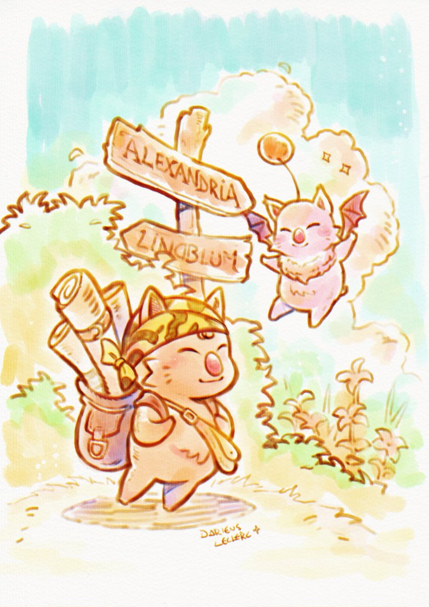 ChocoMago's tweet image. I made another one! Stiltzkin&apos;s adventure in his own way!✨
#FF9
#FF9_25th
#FF9_25周年
#FF9祝25周年