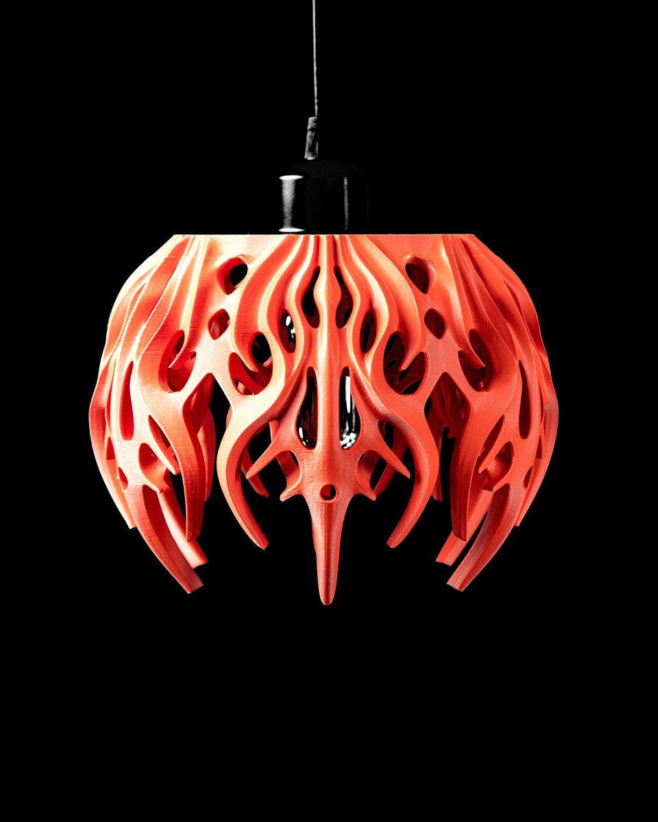 MODERNMACHINE3D's tweet image. Flutter Pendant Lamp by MODERN MACHINE
STL available on our @Thangs3D profile. You can start 3D printing this yourself.