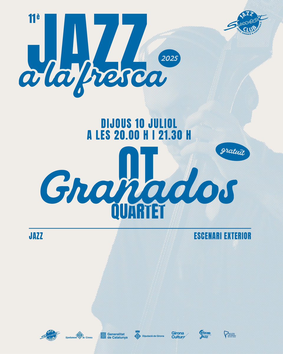 Continua l’onzè Jazz a la Fresca i aquest dijous rebrem un quartet fabulós format per quatre talents extraordinaris del nou jazz català. No us ho perdeu!