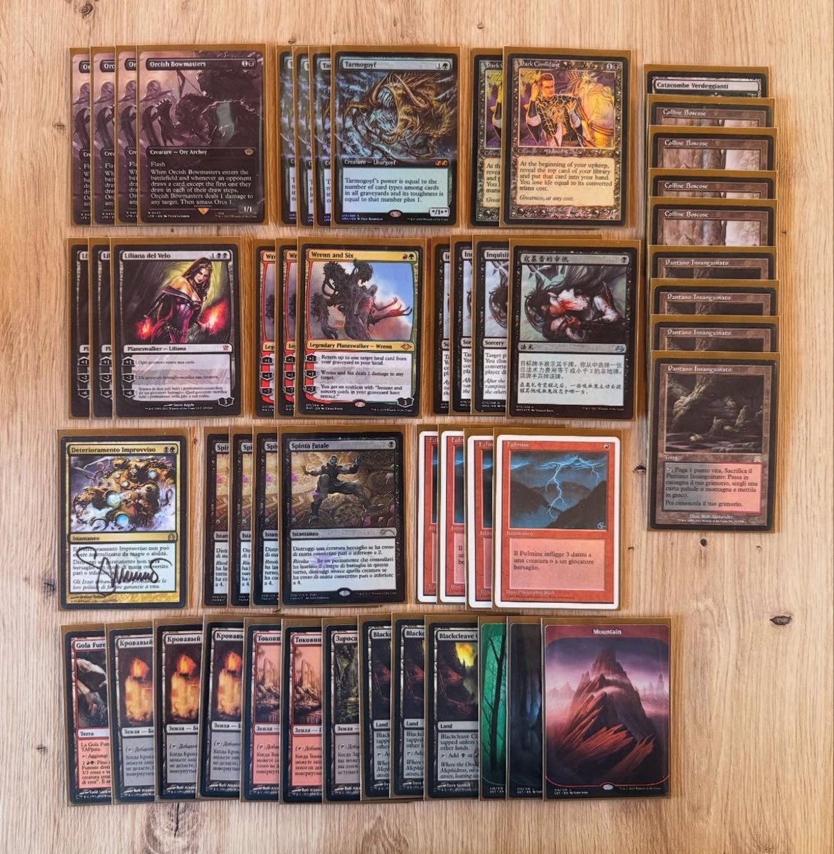 marcodegiorgi17's tweet image. 🔥☠️🌳 Jund Modern sta tornando! Questo non è ancora completo, mancano diverse carte, ma fa una sensazione mooolto piacevole vederlo nuovamente fra le mie mani. 

#mtg #mtgmodern #MagicTheGathering