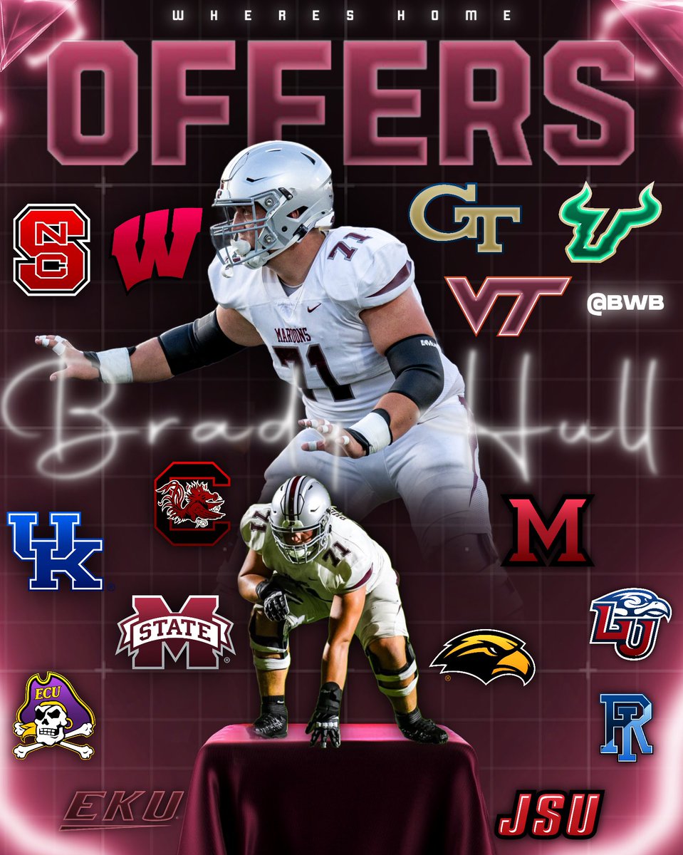 BallinwithBrad (@ballinwithbrad2) on Twitter photo Offers so far for C/O 2027 3๐OT (<a href="/BradyHull1/">๐๐ซ๐๐๐ฒ ๐๐ฎ๐ฅ๐ฅ</a> ) so far into his recruitment process๐ฅ
Brady Hull is out of Pulaski County HS in Somerset, Kentucky. He is currently a TOP 400 recruit in the ENTIRE class of 2027๐๐
WHERES HOME๐ โ Offers so far for C/O 2027 3๐OT (<a href="/BradyHull1/">๐๐ซ๐๐๐ฒ ๐๐ฎ๐ฅ๐ฅ</a> ) so far into his recruitment process๐ฅ
Brady Hull is out of Pulaski County HS in Somerset, Kentucky. He is currently a TOP 400 recruit in the ENTIRE class of 2027๐๐
WHERES HOME๐ โ