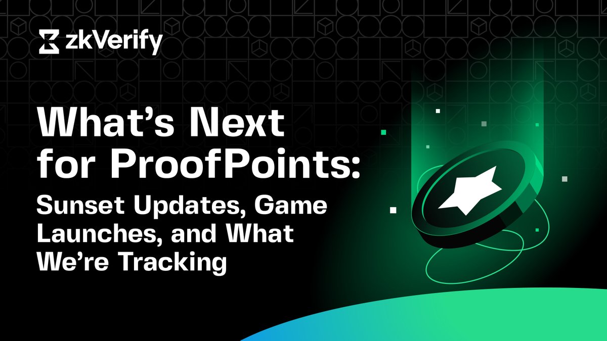 📣 ProofPoints is evolving.

Full update 👉 bit.ly/ProofPointsWha…

We’re leveling up the testnet to reward real contributions and scale zk verification.

Here’s what’s new:
🎰 zkSlots launches Tuesday
🍋 Lemonade Stand points coming
🧾 Relayer task gaining traction
🔁 Referral