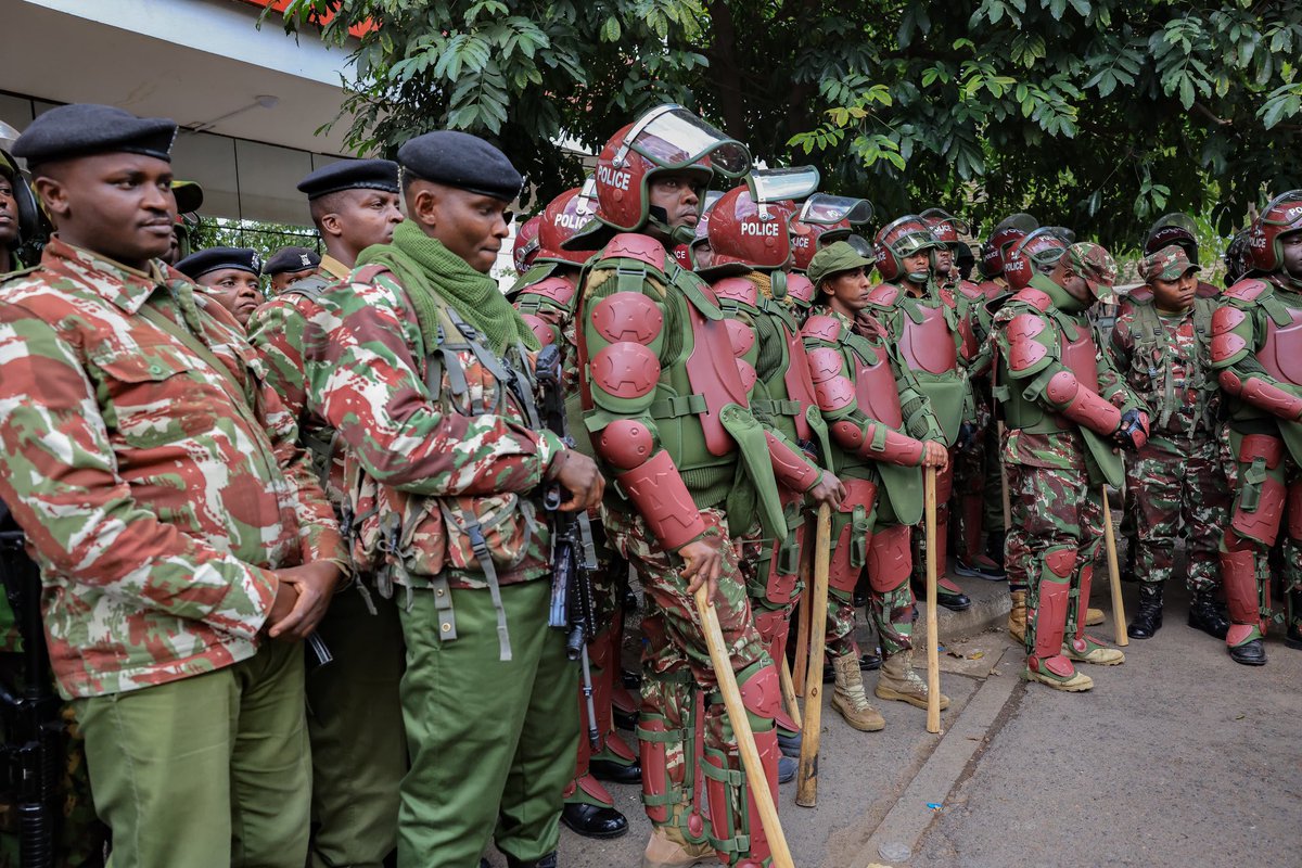 Dr. Raymond Omollo — CBS (@ray_omollo) on Twitter photo Together with CS Hon. <a href="/kipmurkomen/">KIPCHUMBA MURKOMEN, E.G.H</a> and Inspector General of Police Douglas Kanja, we undertook a tour of duty across various key installations and thoroughfares within Nairobi County.
The visit was part of our ongoing inter-agency efforts to assess the state of public Together with CS Hon. <a href="/kipmurkomen/">KIPCHUMBA MURKOMEN, E.G.H</a> and Inspector General of Police Douglas Kanja, we undertook a tour of duty across various key installations and thoroughfares within Nairobi County.
The visit was part of our ongoing inter-agency efforts to assess the state of public