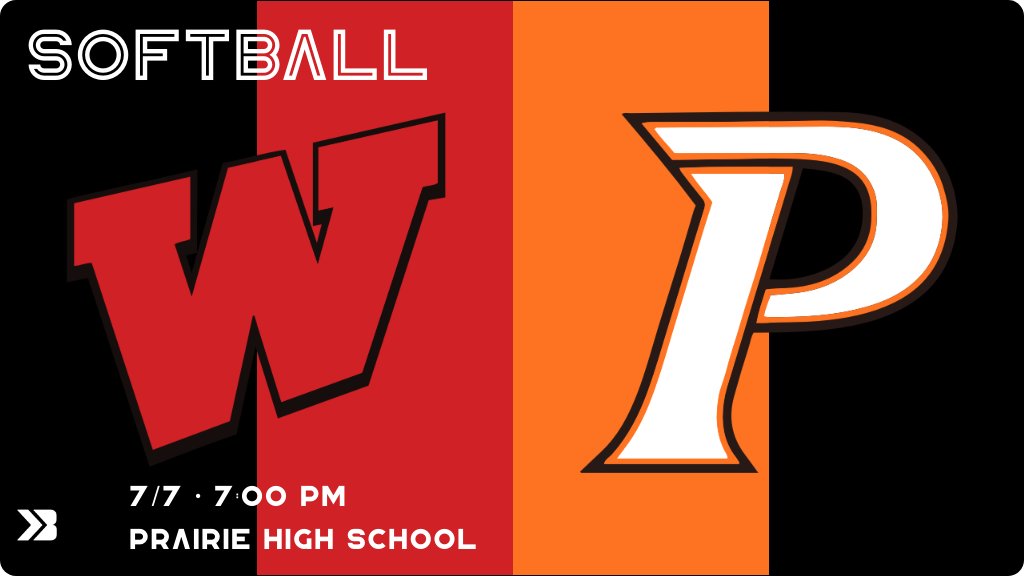 Softball (Varsity) Game Day! - Check out the event preview for the The Williamsburg Raiders vs The Prairie Hawks. It starts at 7:00 PM and is at Prairie High School HS Softball Fields. gobound.com/ia/ighsau/soft…