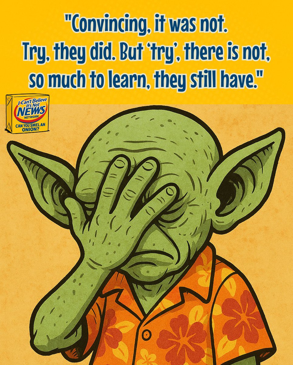 SamTahaHaha's tweet photo. These are not the philes you are looking for…

#breakingnews #news #update #comedy #satire #satirehumor #politicalmemes
#epsteindidntkillhimself #cbinn #lies #IAWL
#ItsaWonderfulLie #jedi #jedimindtricks #yoda #wisdom #cia #fbi #epstein #epsteinsisland #EpsteinFiles https://t.co/pikI9OEtBx