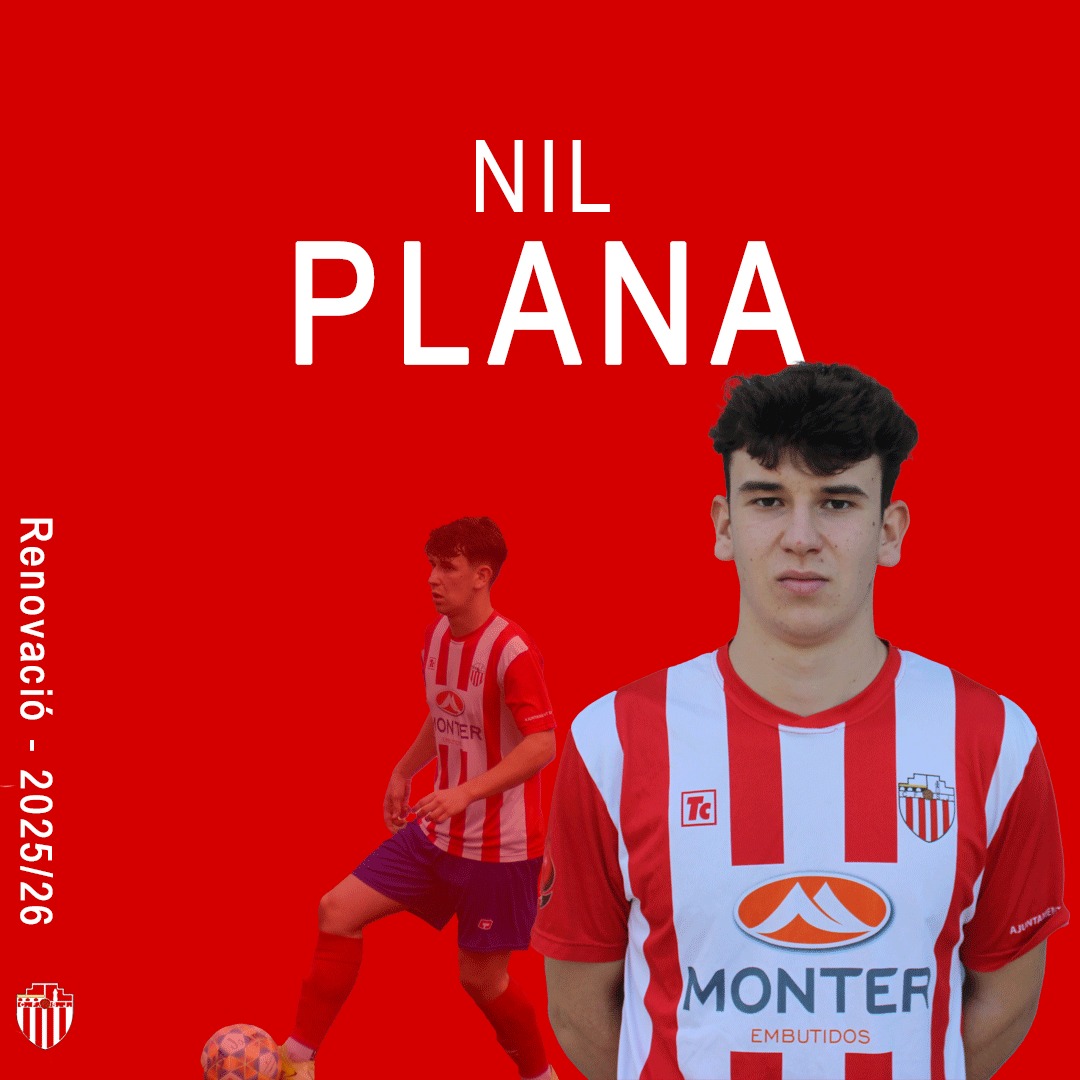 RENOVACIÓ

El davanter Martí Coderch i el defensa Nil Plana continuen una temporada més a l'equip.

👥Doble renovació de la casa! Un gust poder comptar amb ells de nou aquesta temporada. Una temporada més on segur que demostraran el seu nivell a 1ª Catalana,

⬆️ Som-hi nois!