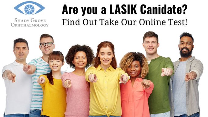 Have you thought about LASIK but weren't sure?  

July LASIK Special: $ 1,300 off! Find out if you are a suitable candidate for the procedure. Take our FREE LASIK self-test selftest.sgeyes.com 

#LASIK #MarylandLASIK #ophthalmologist