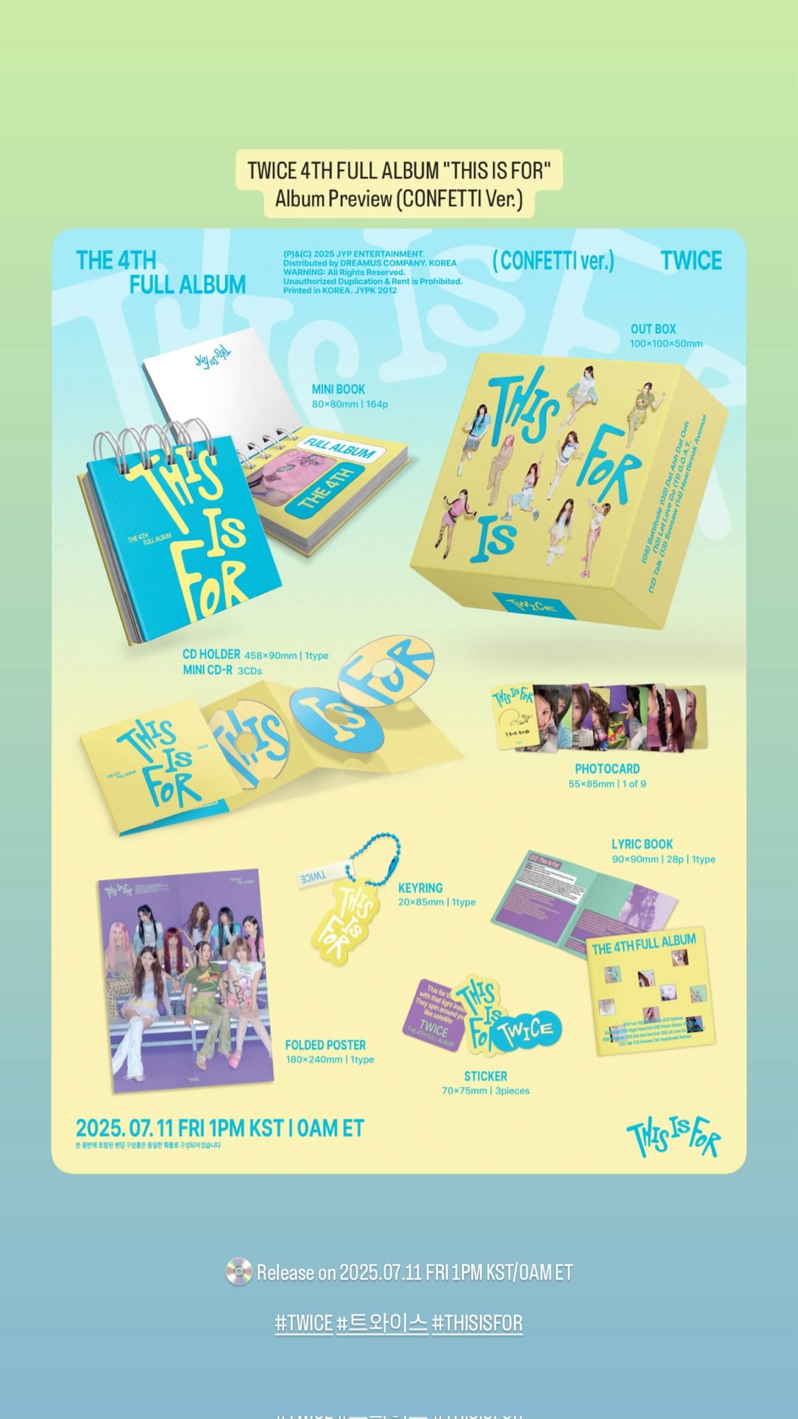 TWICE CD Album たっくさん Twice - With YOU-th (Blast Ver.) (Walmart Exclusive) - Music