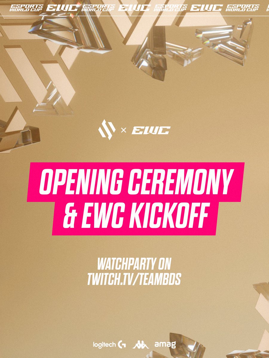 Team BDS (@teambds) on Twitter photo Rendez-vous ce jeudi soir pour une émission spéciale <a href="/EWC_EN/">Esports World Cup</a> 2025 ! Au programme notamment :
- Interview de joueurs et d'équipes
- Reveal du maillot EWC
- De nombreux invités
👉 twitch.tv/teambds Rendez-vous ce jeudi soir pour une émission spéciale <a href="/EWC_EN/">Esports World Cup</a> 2025 ! Au programme notamment :
- Interview de joueurs et d'équipes
- Reveal du maillot EWC
- De nombreux invités
👉 twitch.tv/teambds