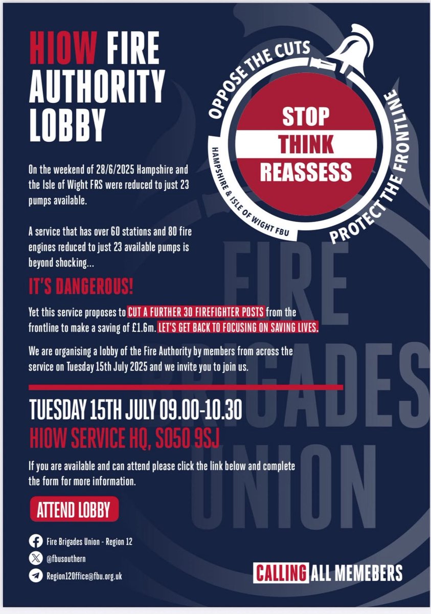🪧 HIOW FIRE AUTHORITY LOBBY

Details 👇