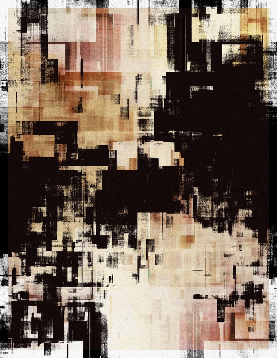 - Vivre sans toi .V -
by <a href="/DesignusStudio/">DΞSIGNUS</a> 

« Vivre sans toi » is a very intimate series.
The expression of feelings, of deep emotions... due to the loss of loved ones gone forever and whose memory is daily...
———
Based on pixel sorting &amp; glitch aesthetic.
3400x4400px — 300 dpi —
