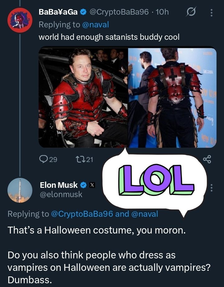 Elon Musk has two sides:

One says, "Please post a bit more beautiful, positive, and informative content."

The other: