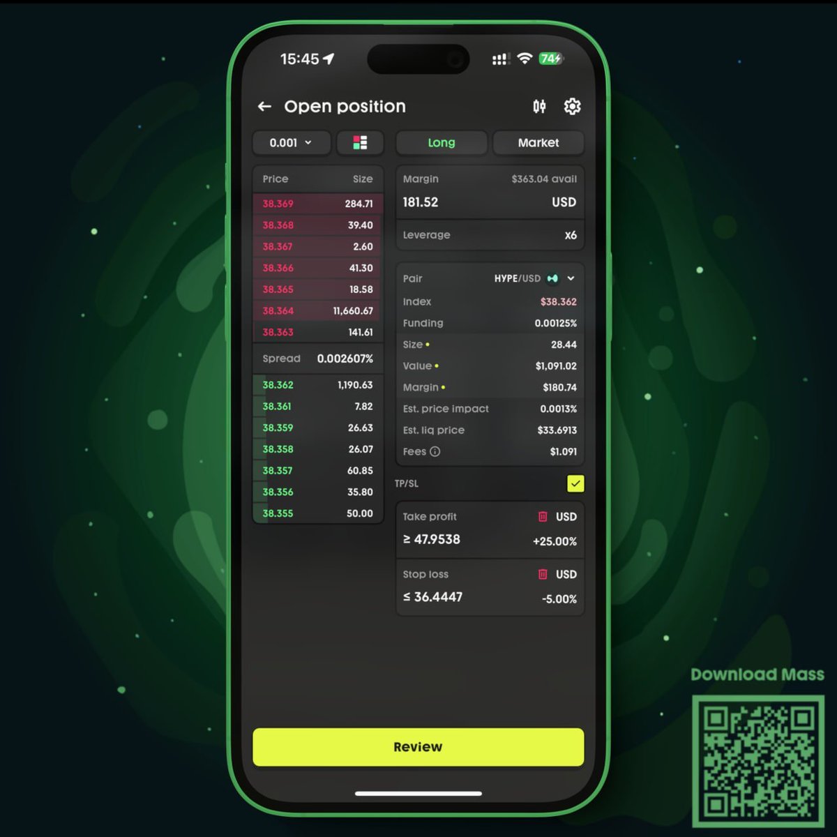 On-chain stocks. 

Hyperliquid perps. 

All from your phone.

Mass 🌅