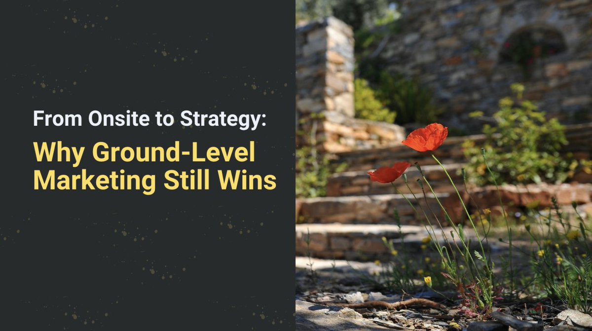 From Onsite to Strategy: Why Ground-Level Marketing Still Wins dlvr.it/TLnDcn