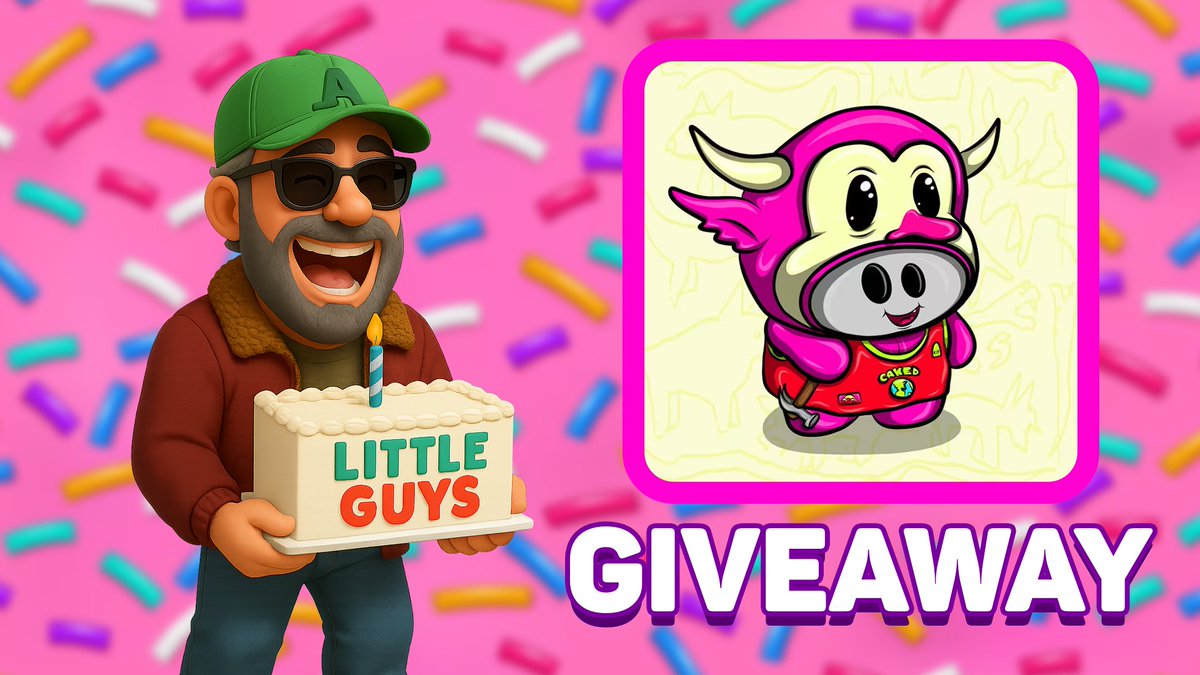 Cryptik🦾👹 (@cryptik_ua) on Twitter photo 🎁CAKE GIVEAWAY🎁
Today, I want to give away this amazing Little Guy #1649 to one of my followers.
• Follow @cryptik_ua & <a href="/cakenygard/">cake nygard 🍰</a>
• Like & RT
• Tag 3 friends in comments
⏰Results in 48 Hours! 🎁CAKE GIVEAWAY🎁
Today, I want to give away this amazing Little Guy #1649 to one of my followers.
• Follow @cryptik_ua & <a href="/cakenygard/">cake nygard 🍰</a>
• Like & RT
• Tag 3 friends in comments
⏰Results in 48 Hours!