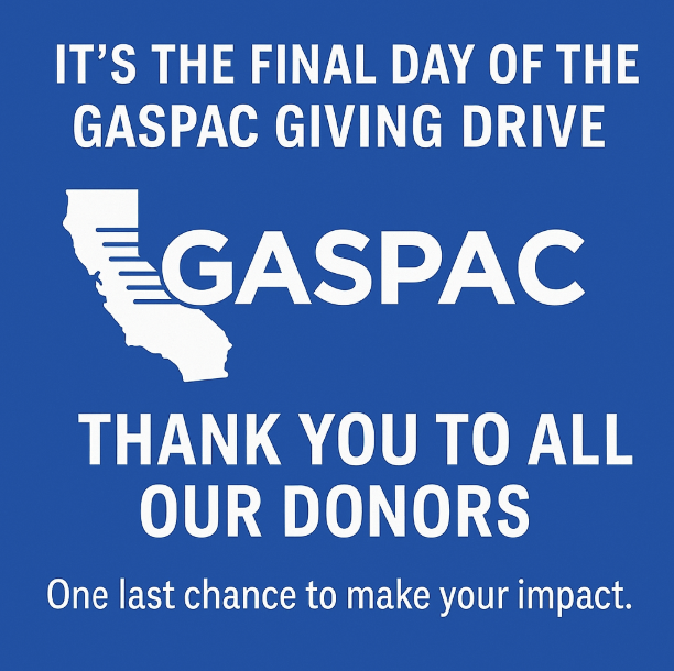 CSAHQ's tweet image. To every CSA member who’s donated, shared, or followed along—thank you. 💙
📣 Today is the final day to join the GASPAC Giving Drive.
👉 efundraisingconnections.com/c/GASPAC
#GASPAC #CSA #FinalDay #ThankYouDonors #AnesthesiologyStrong #PhysicianAdvocacy #ProtectOurProfession #ScopeOfPractice