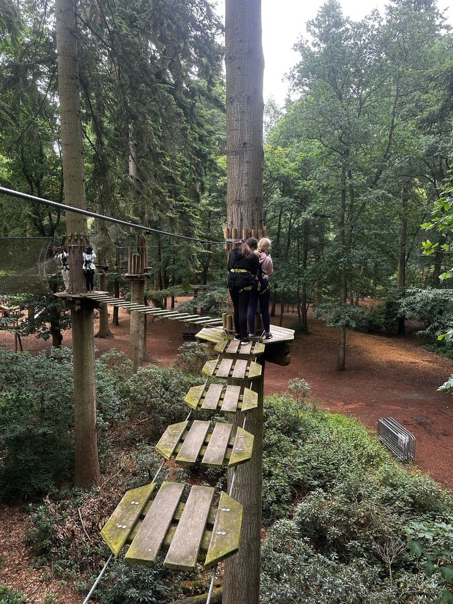 This time some Year 9s at Go Ape.... Problem Solving and Team Working their way to #Excellence