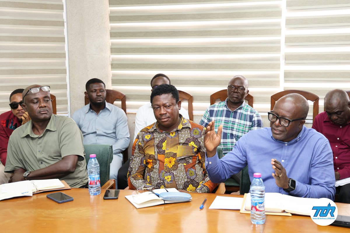 TemaOilrefinery's tweet photo. Tema Oil Refinery Hosts National Premix Fuel Committee to Strengthen Collaboration in Fuel Distribution and production
#TemaOilRefinery
#NationalPremixCommittee
#EnergyForDevelopment
#FuelingGhana
#StakeholderEngagement
#PremixFuel https://t.co/DIgPQ1xkJl